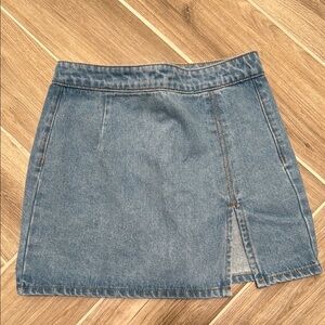 Lioness Blue Denim Mini Skirt